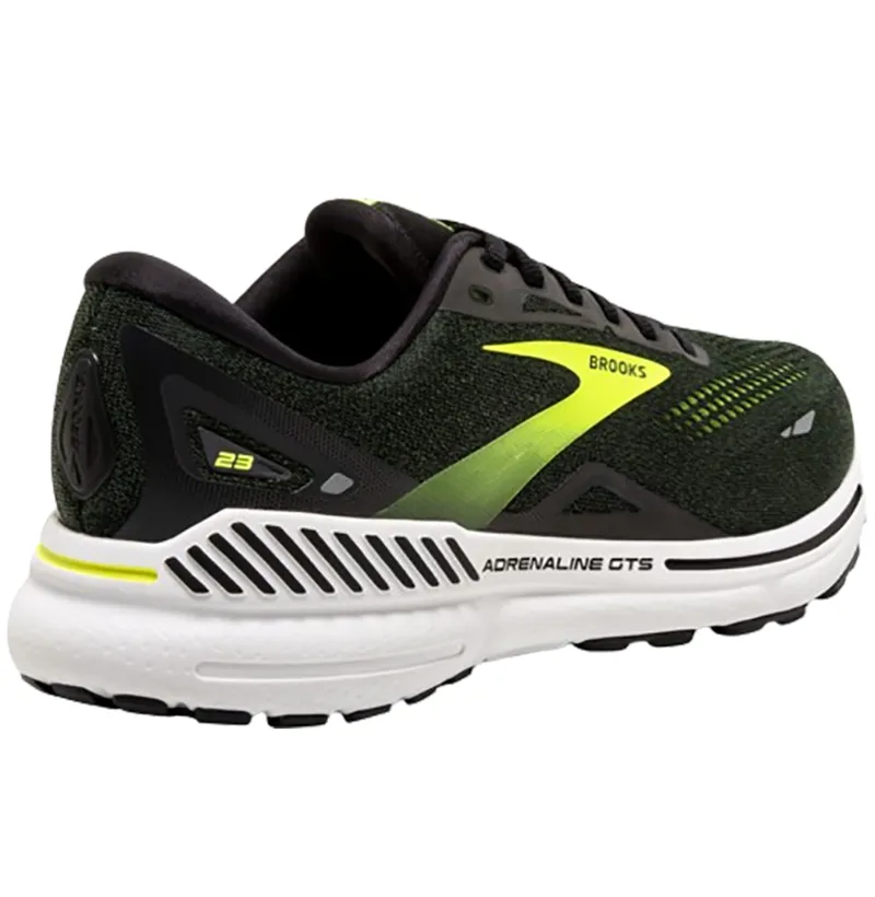 Brooks Men's Adrenaline GTS 23 Running Shoes Black/Nightlife/Ebony-4